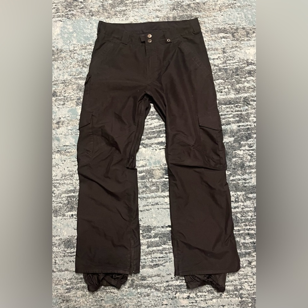 BURTON Snowpants L Dryride Cargo Insulated Vented Snowboard Ski Winter Black